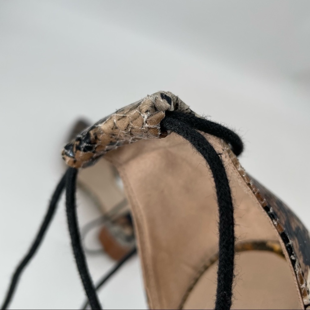 ASOS Snakeskin Tie Shoes - Picture 12 of 12